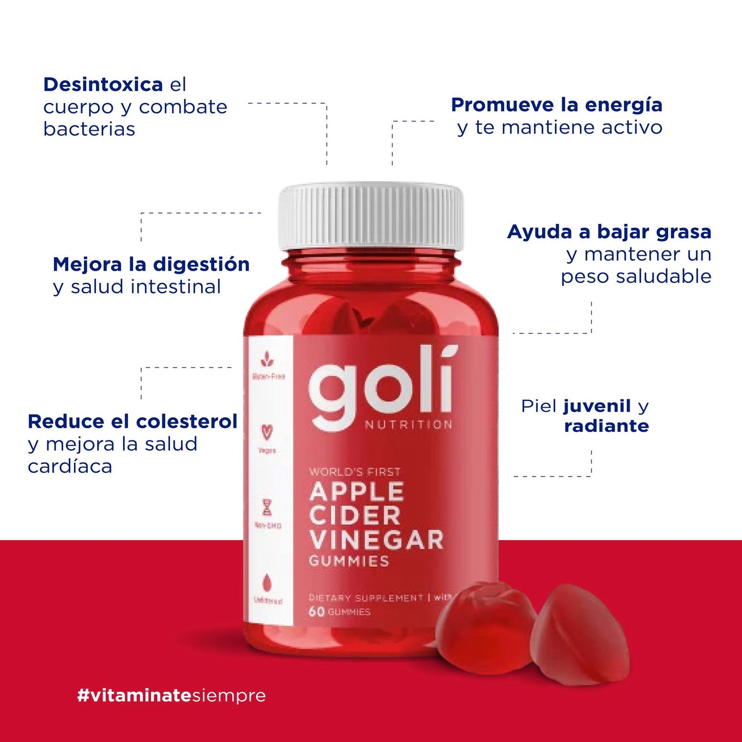 Gomitas De Vinagre De Manzana
