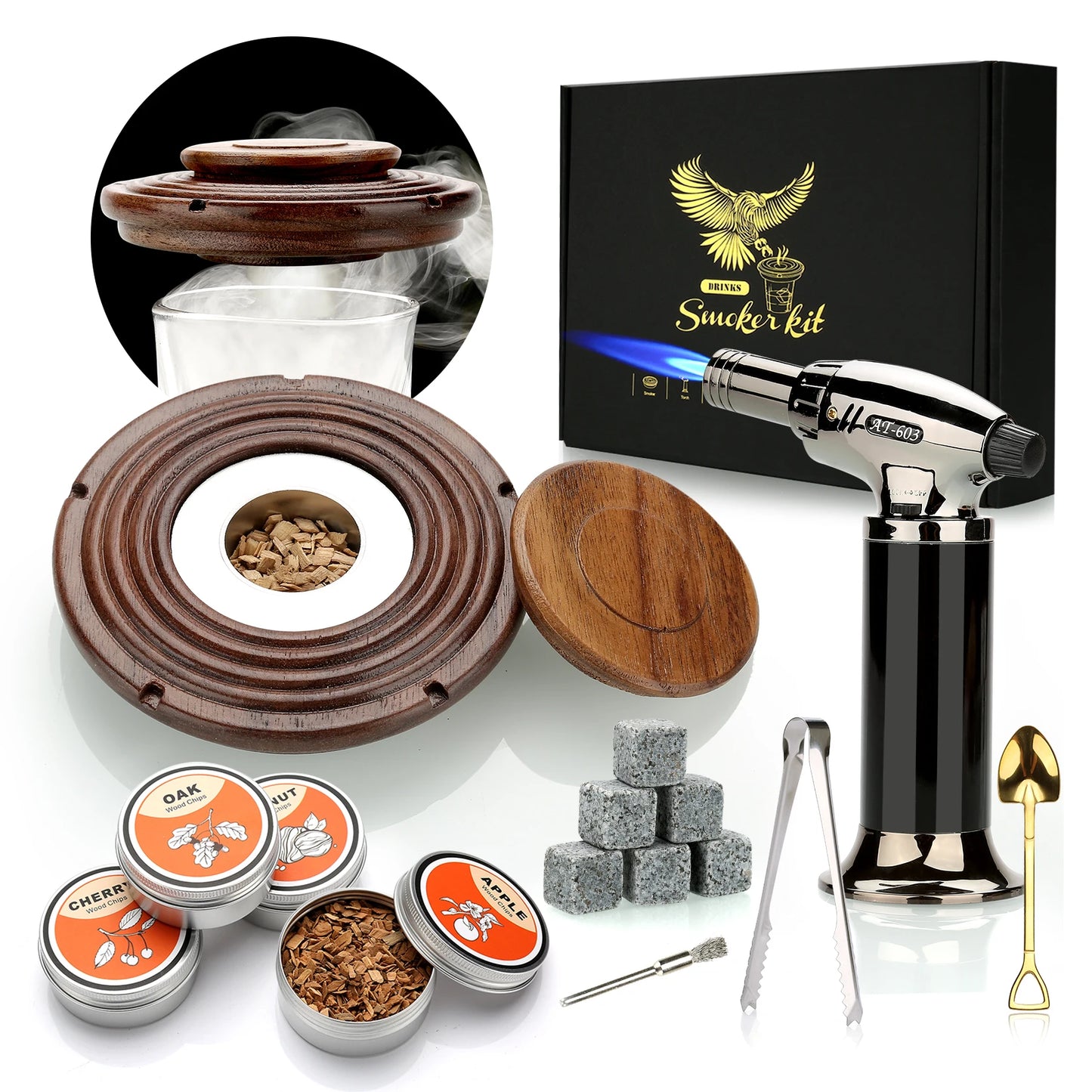 Kit Ahumador de Cócteles Profesional