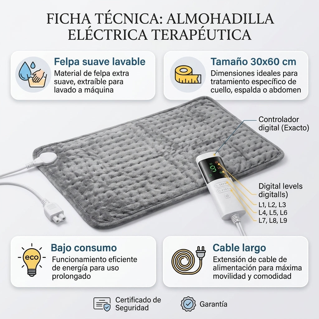 Almohadilla Térmica Eléctrica